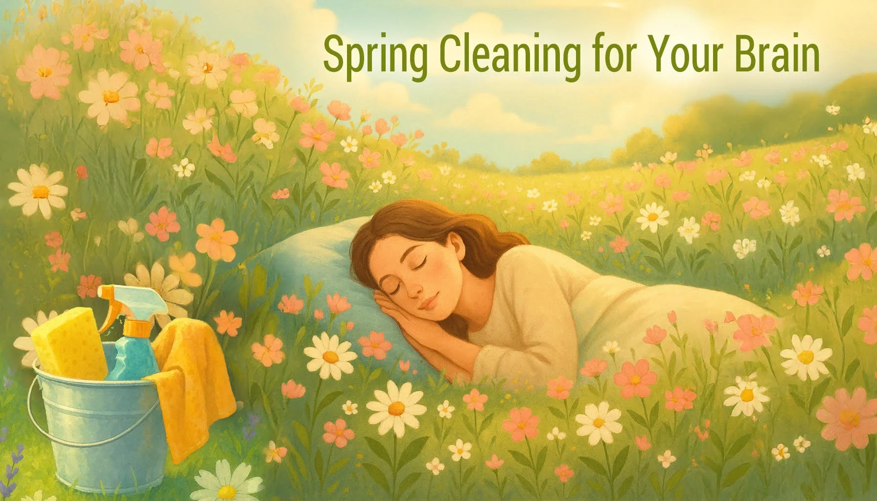 Fresh spring morning, a clean, clear start for your brain